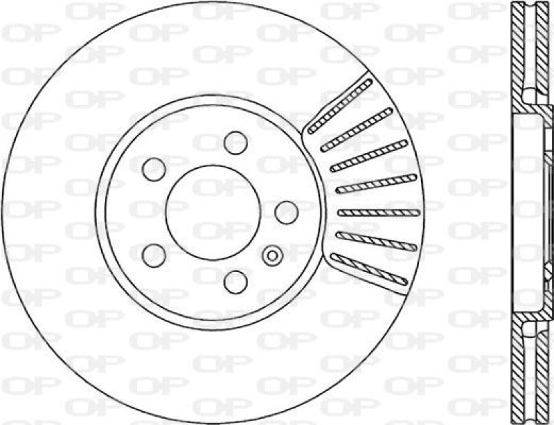 2x OPEN PARTS Bremsscheibe