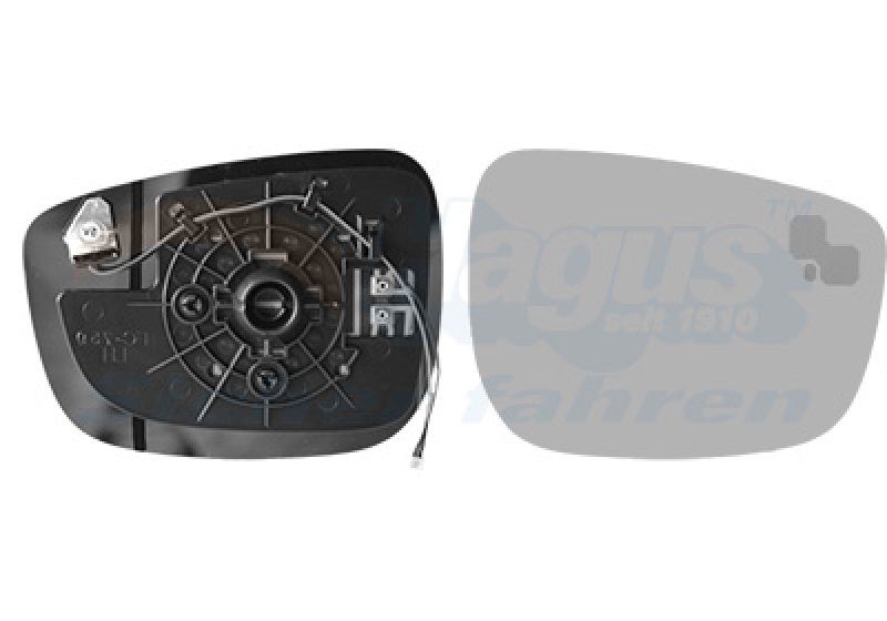 VAN WEZEL Spiegelglas, Au&szlig;enspiegel * HAGUS * 2791836