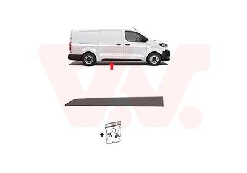 VAN WEZEL Zier-/Schutzleiste, T&uuml;r 3892406