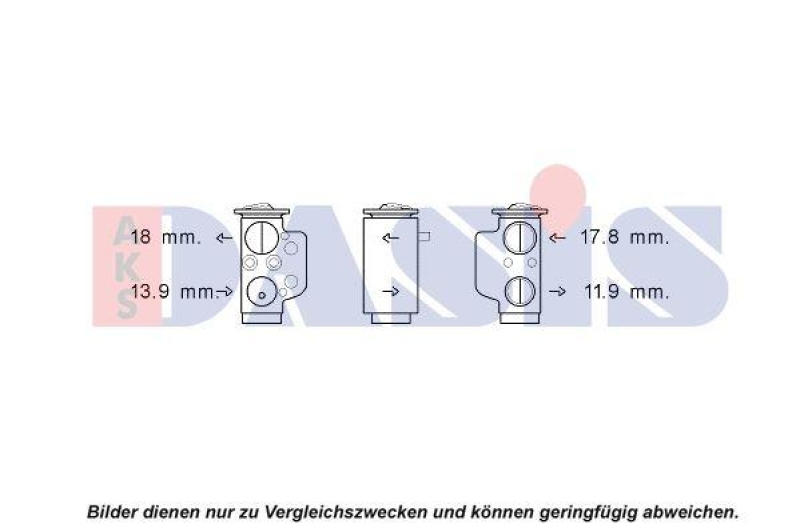 AKS DASIS Expansionsventil, Klimaanlage