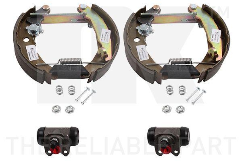 Brake Set, drum brakes