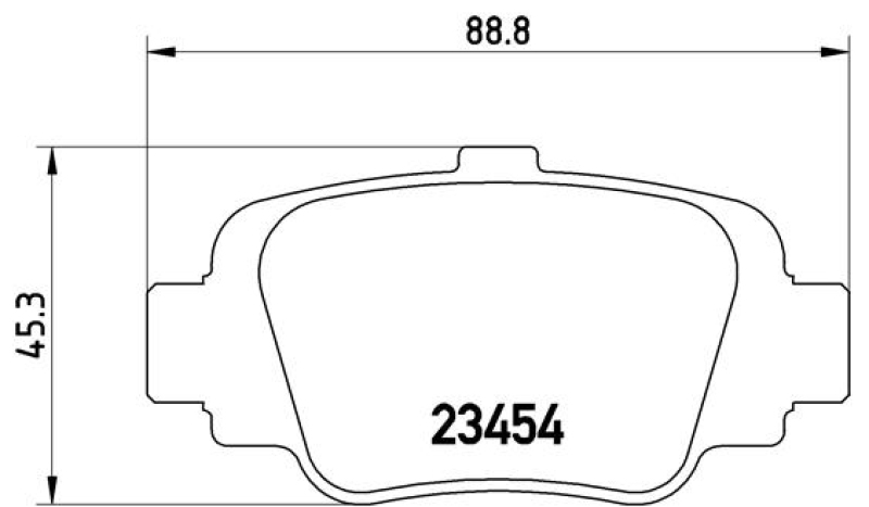 BREMBO Bremsbelagsatz, Scheibenbremse PRIME LINE