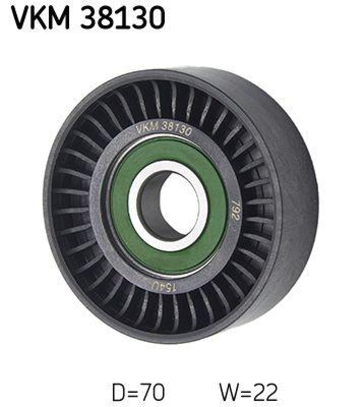 SKF Umlenk-/F&uuml;hrungsrolle, Keilrippenriemen