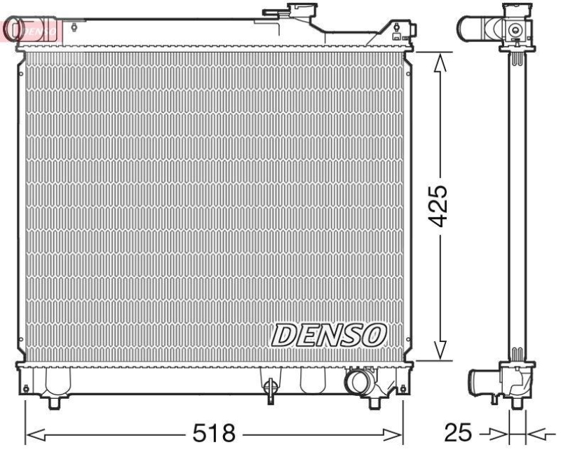DENSO Radiator, engine cooling