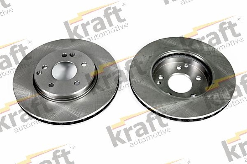 2x KRAFT AUTOMOTIVE Bremsscheibe