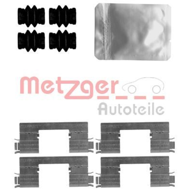 METZGER Zubehörsatz, Scheibenbremsbelag