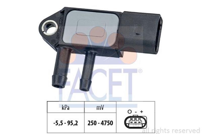 FACET Pressure Sensor, brake booster Made in Italy - OE Equivalent