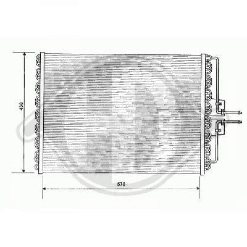 DIEDERICHS Condenser, air conditioning