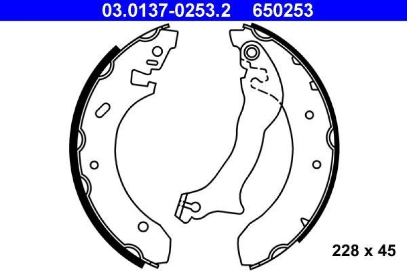 ATE Brake Shoe Set