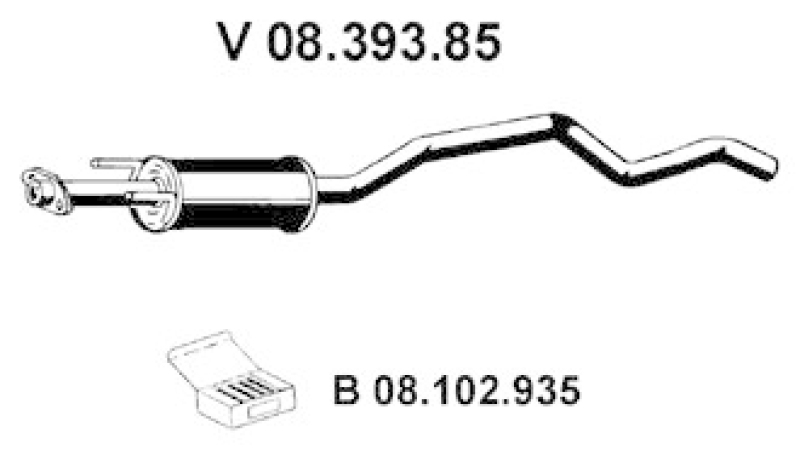 EBERSPÄCHER Front Muffler