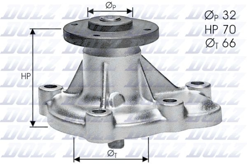 DOLZ Water Pump, engine cooling