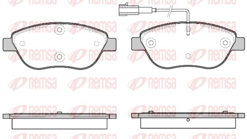 KAWE Brake Pad Set, disc brake