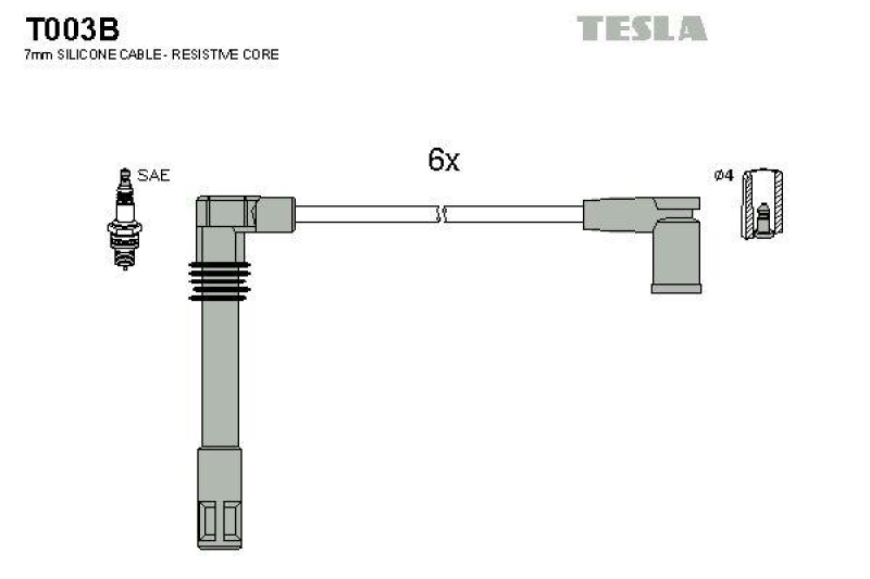 TESLA Ignition Cable Kit