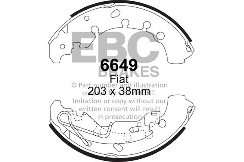 EBC Brakes Bremsbackensatz