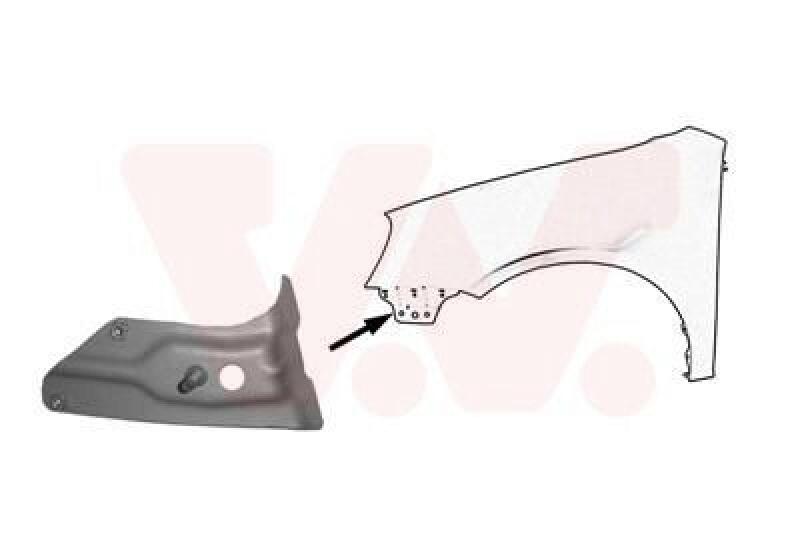 VAN WEZEL Front Cowling ** Equipart **