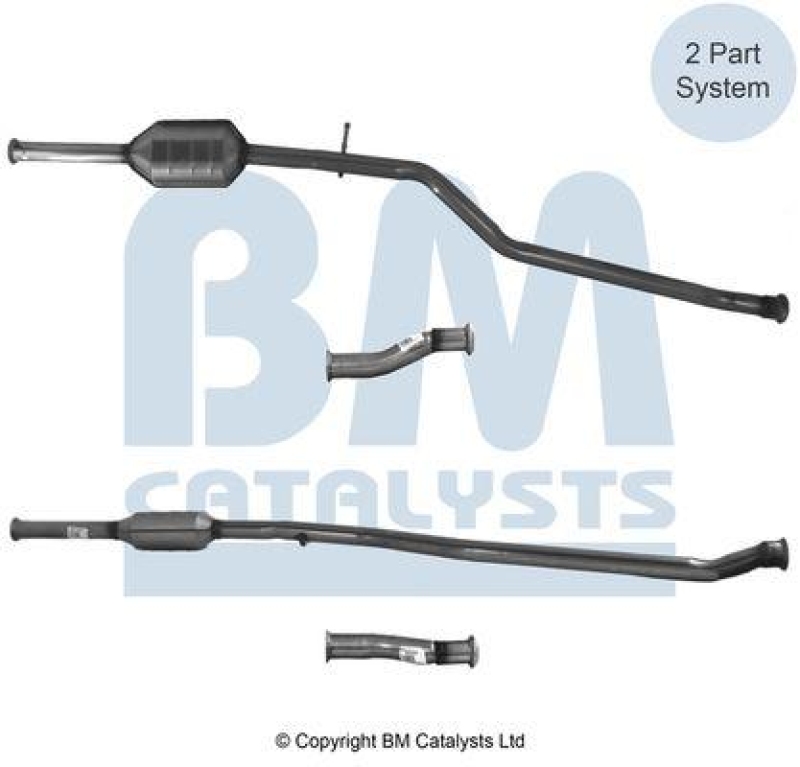 BM Catalysts Katalysator Kat Approved passend f&uuml;r Citroen Berlingo 70 Peugeot BM80441H