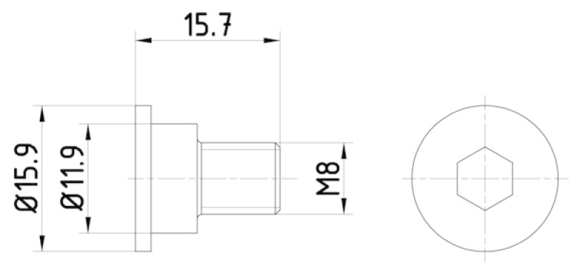 HELLA PAGID Schraube, Bremsscheibe