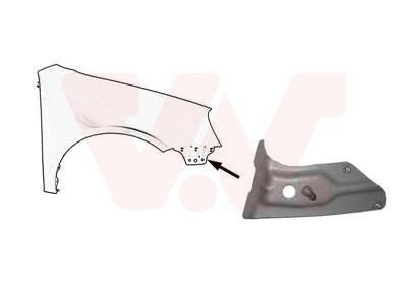 VAN WEZEL Front Cowling ** Equipart **