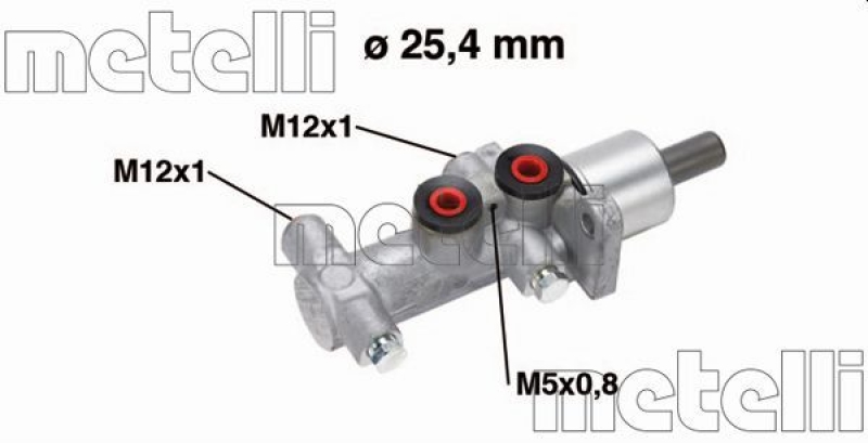 METELLI Brake Master Cylinder