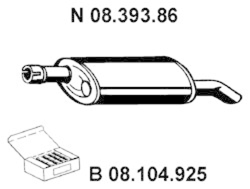 EBERSPÄCHER Rear Muffler