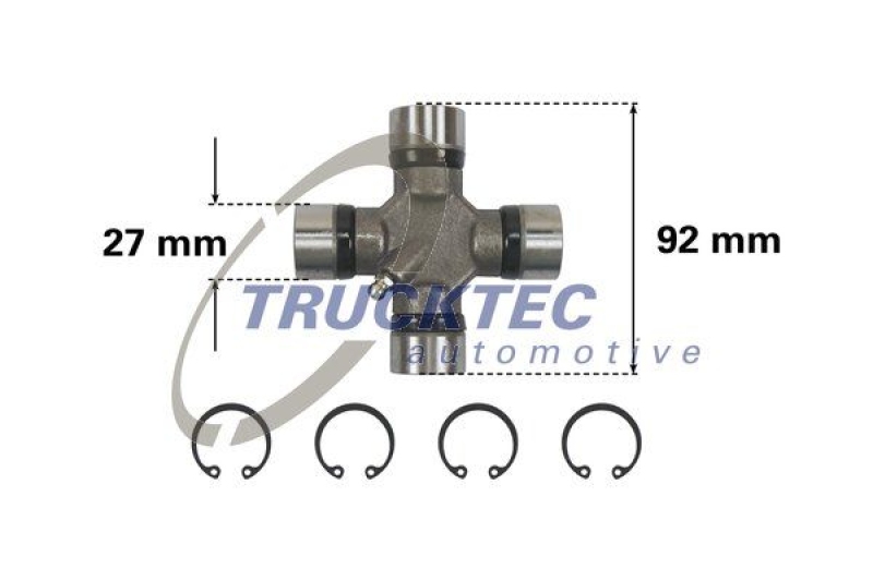 TRUCKTEC AUTOMOTIVE Gelenk, Längswelle