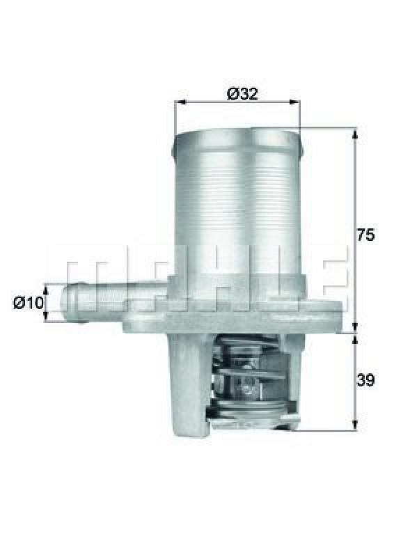 BEHR Thermostat, coolant