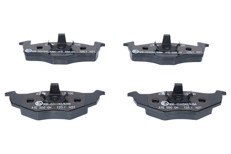 ATE Bremsscheiben + Ceramic Bremsbeläge Vorne Hinten passend für VW Polo Skoda