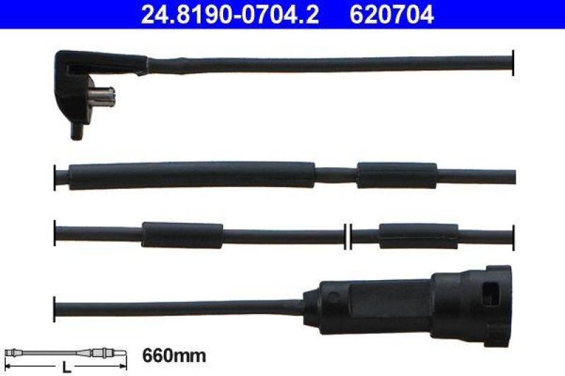 ATE Warning Contact, brake pad wear