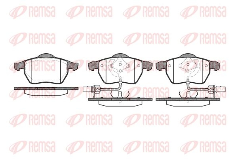 KAWE Brake Pad Set, disc brake