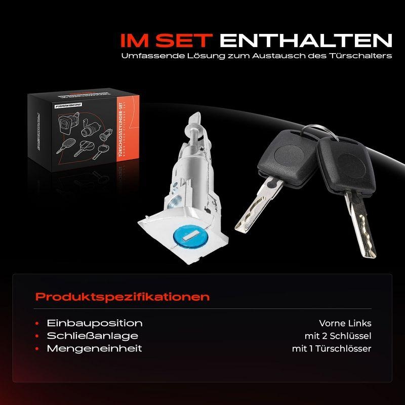 1x Frankberg Schlie&szlig;zylinder Vorne Links 5481FB0060751