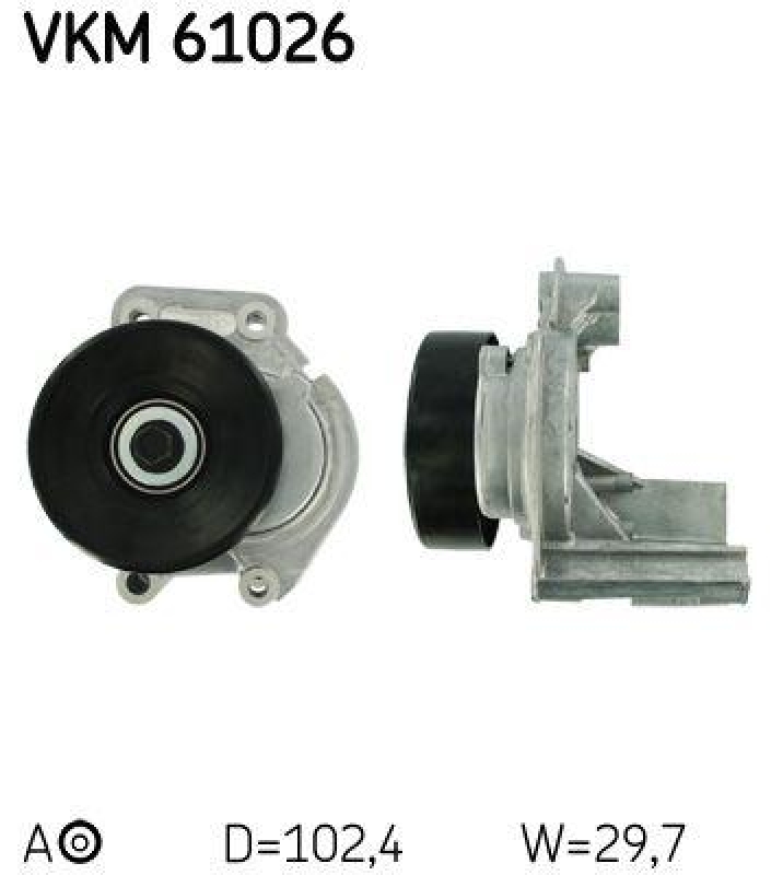 SKF Tensioner Pulley, v-ribbed belt