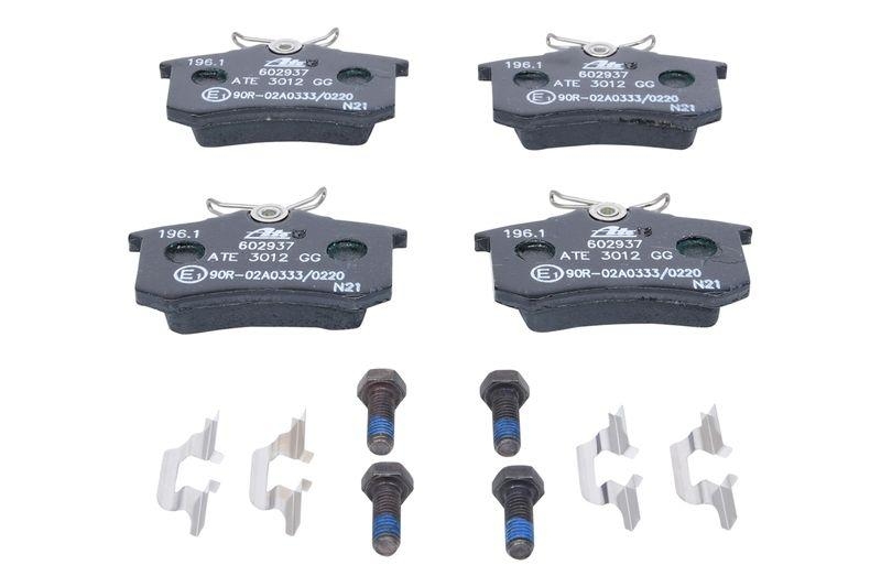 ATE Bremsscheiben 247mm + Bremsbel&auml;ge Hinten passend f&uuml;r Peugeot 40...