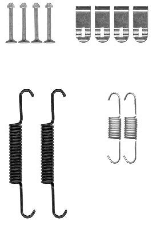 HELLA Accessory Kit, parking brake shoes