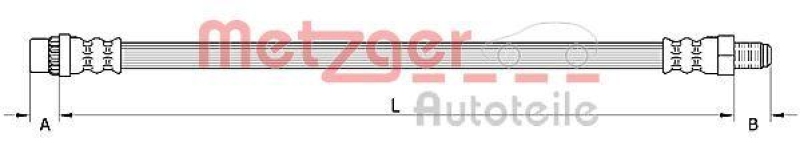 METZGER Bremsschlauch