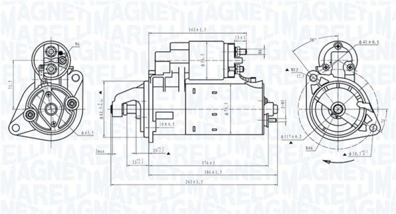 MAGNETI MARELLI Starter 63720372010