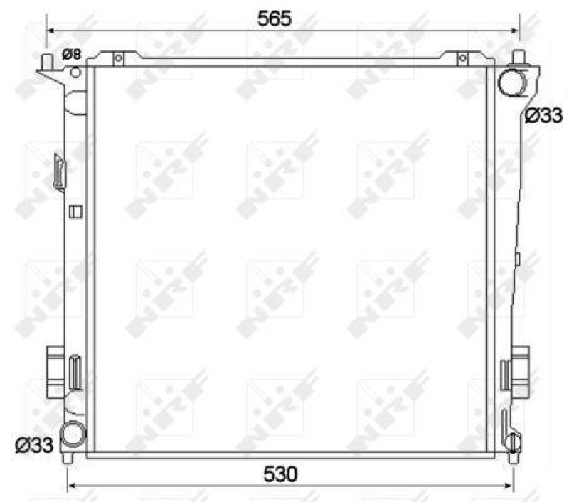 NRF Radiator, engine cooling