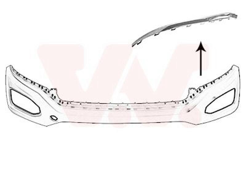 VAN WEZEL Zier-/Schutzleiste, Sto&szlig;f&auml;nger 5710581