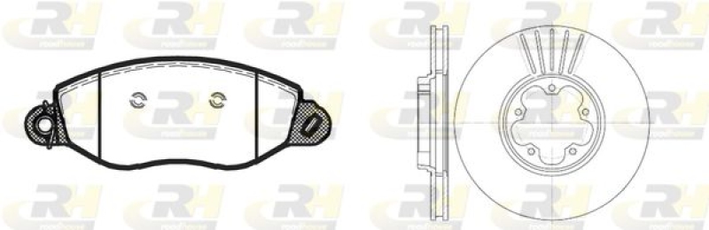 ROADHOUSE Bremsensatz, Scheibenbremse Dual Kit