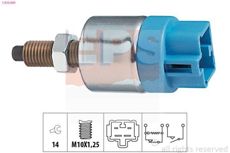 EPS Bremslichtschalter Made in Italy - OE Equivalent