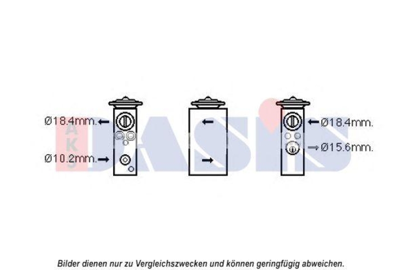 AKS DASIS Expansionsventil, Klimaanlage 840236N