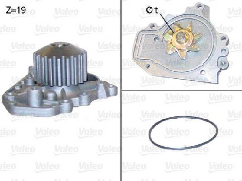 VALEO Wasserpumpe, Motork&uuml;hlung 506894