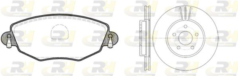 ROADHOUSE Bremsensatz, Scheibenbremse Dual Kit