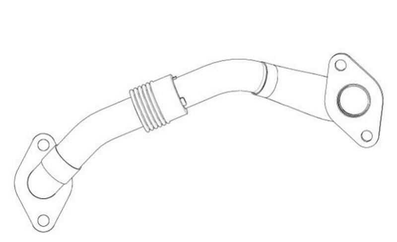 WAHLER Pipe, EGR valve