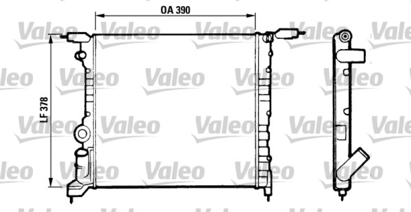 VALEO Radiator, engine cooling
