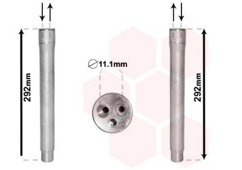 VAN WEZEL Trockner, Klimaanlage 0600D445