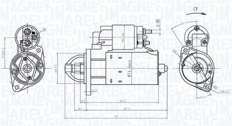 MAGNETI MARELLI Starter 63721172010