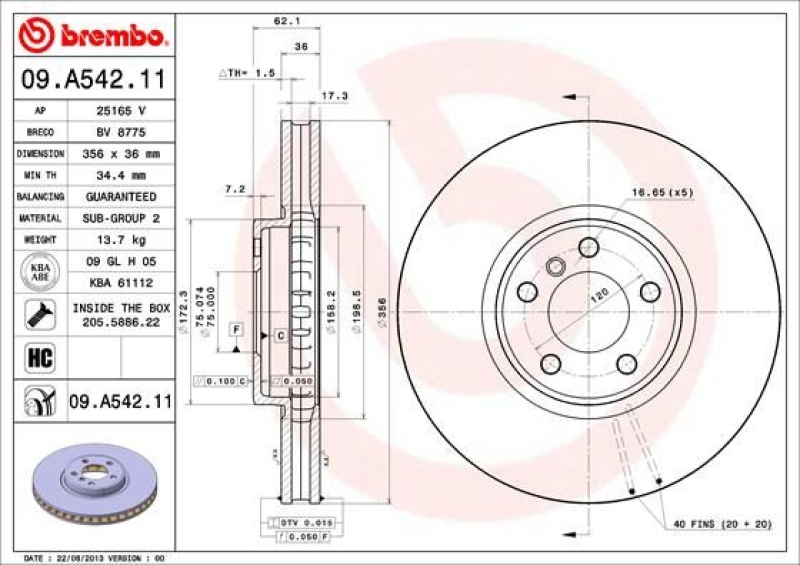 Brembo Bremsscheiben + Brembo Bremsbeläge