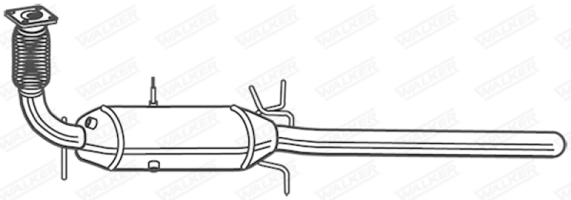WALKER Soot/Particulate Filter, exhaust system EVO S