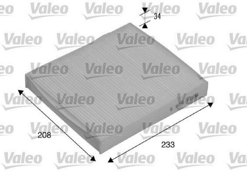 VALEO Filter, Innenraumluft CLIMFILTER COMFORT