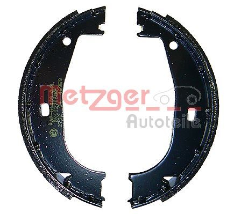 METZGER Brake Shoe Set, parking brake